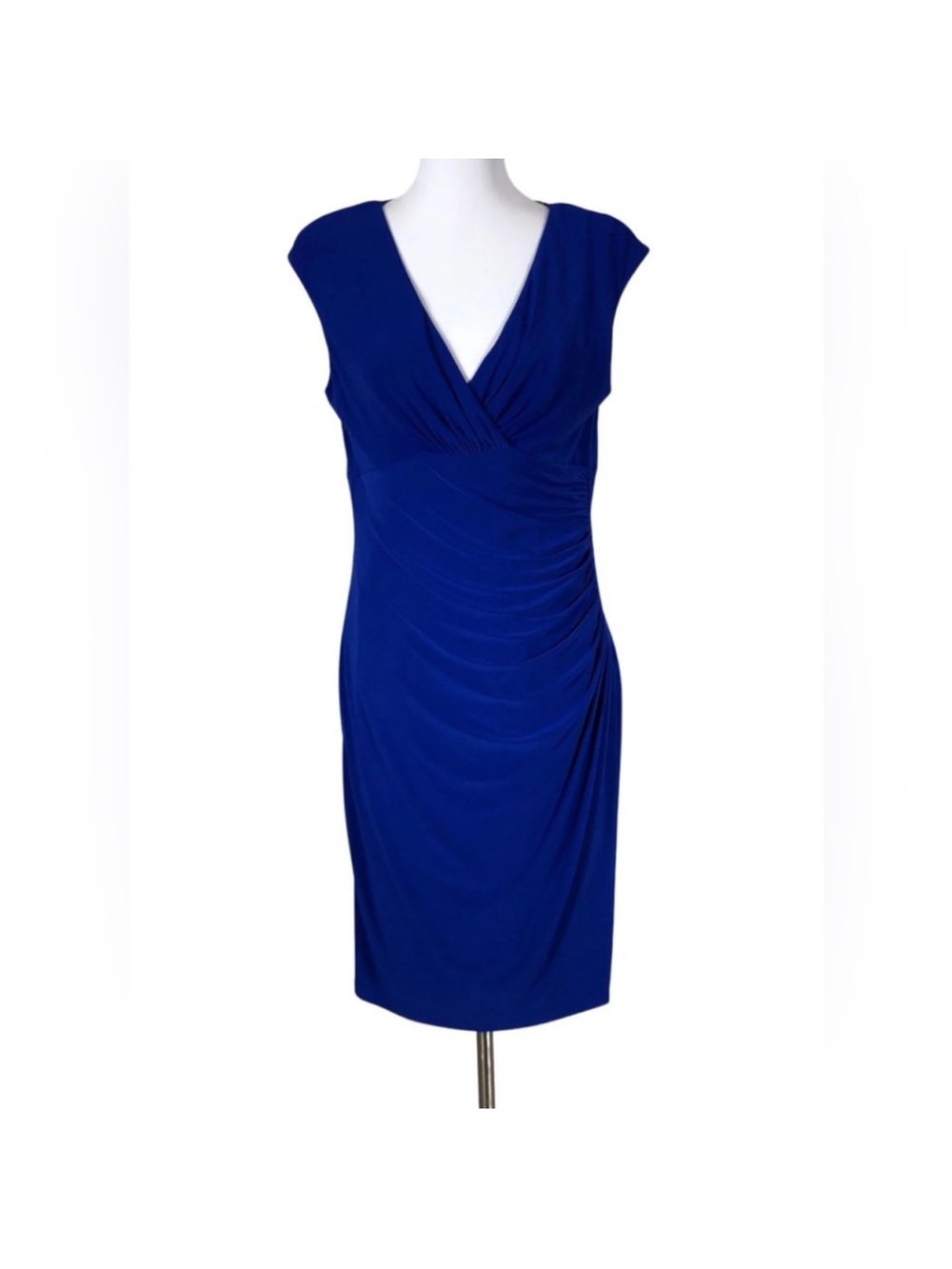 LAUREN Ralph Lauren Sheath Dress Cobalt Blue Size 10